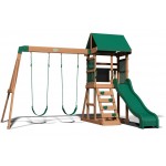 Complex de joaca Bucley Discovery -Swing Set- Centru multifuntional din lemn de cedru